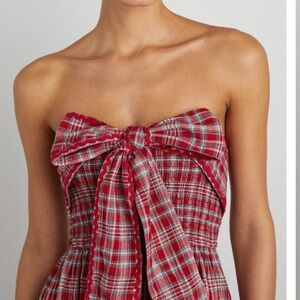 Damson Madder red midi dress